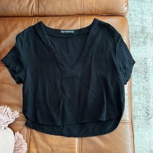 Brandy Melville black crop top, Size Small